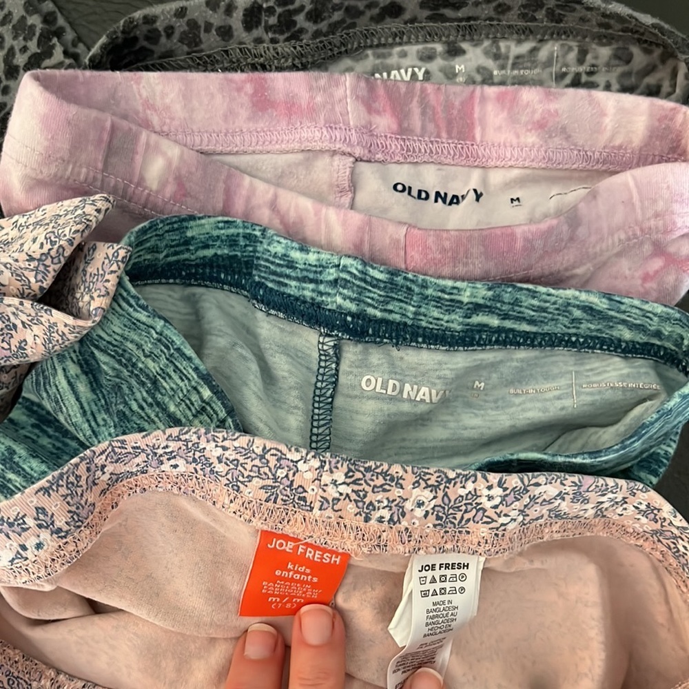 Old Navy and Joe Fresh Legging Bundle M (8) - Picture 10 of 10